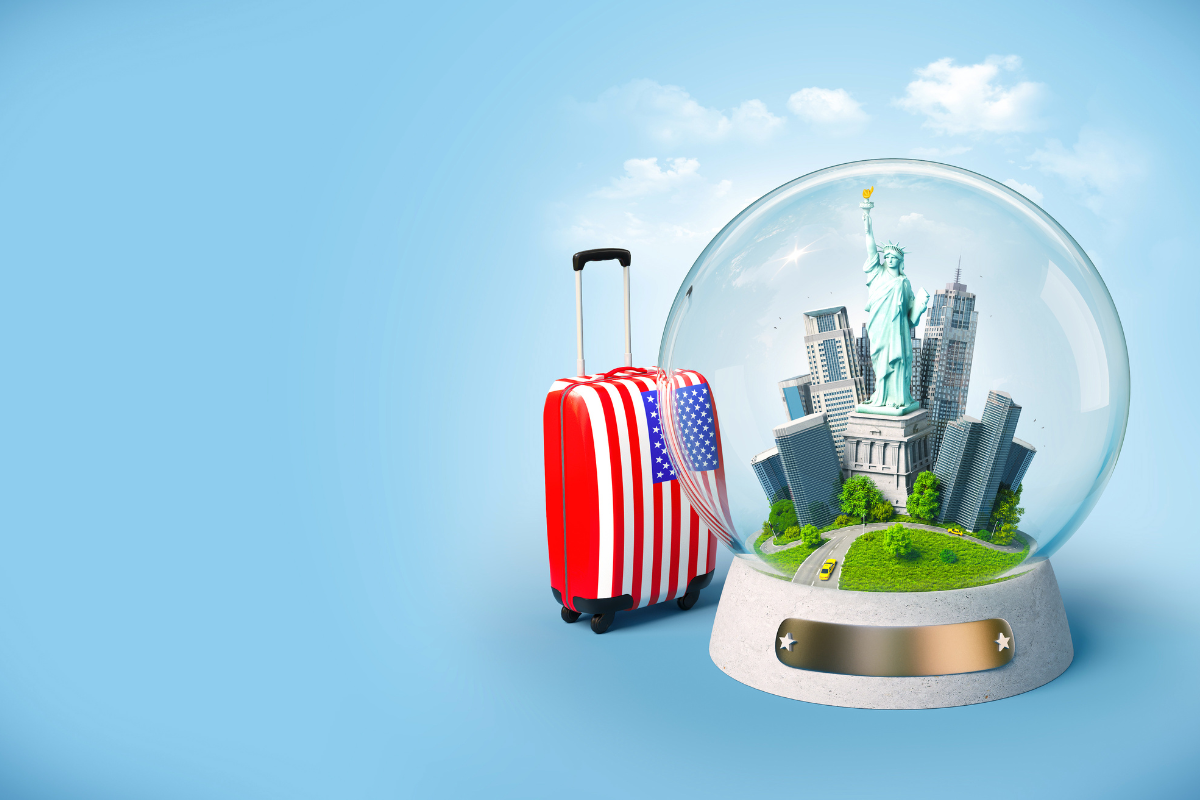 Various popular summer destinations across the USA