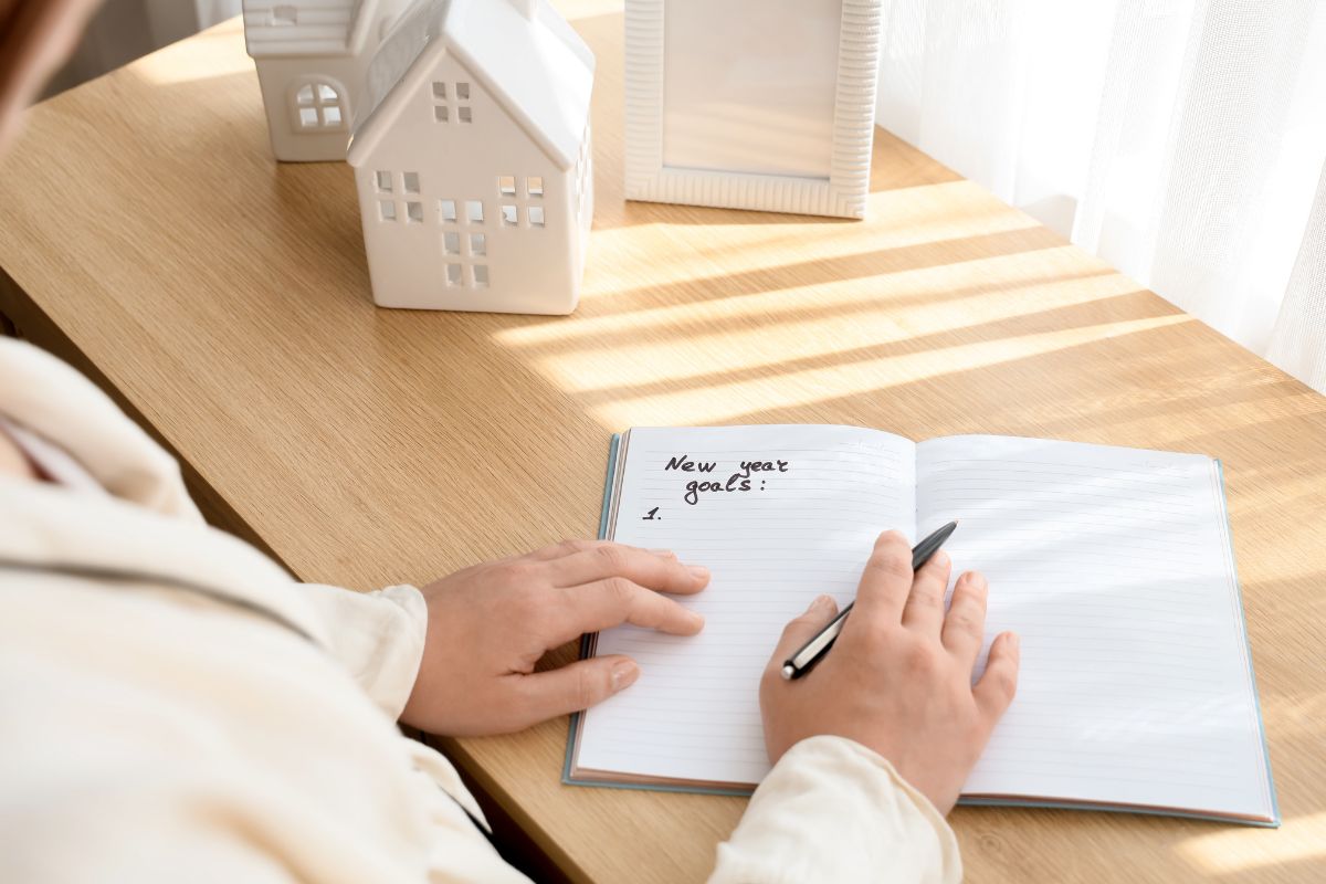 Motivational banner highlighting New Year, Smarter Goals, Stronger Foundation theme